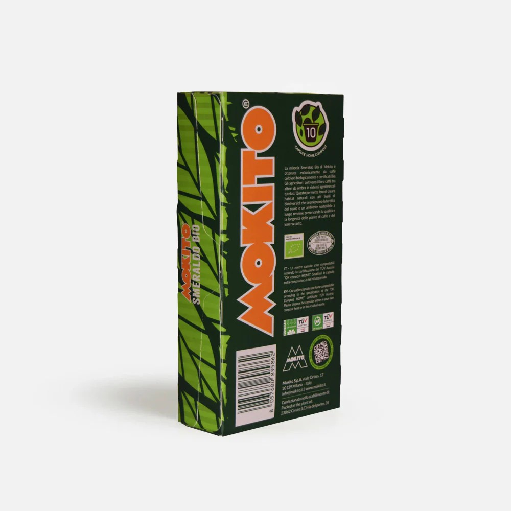 Caffé MOKITO BIO Smeraldo, kapsle, 10 ks