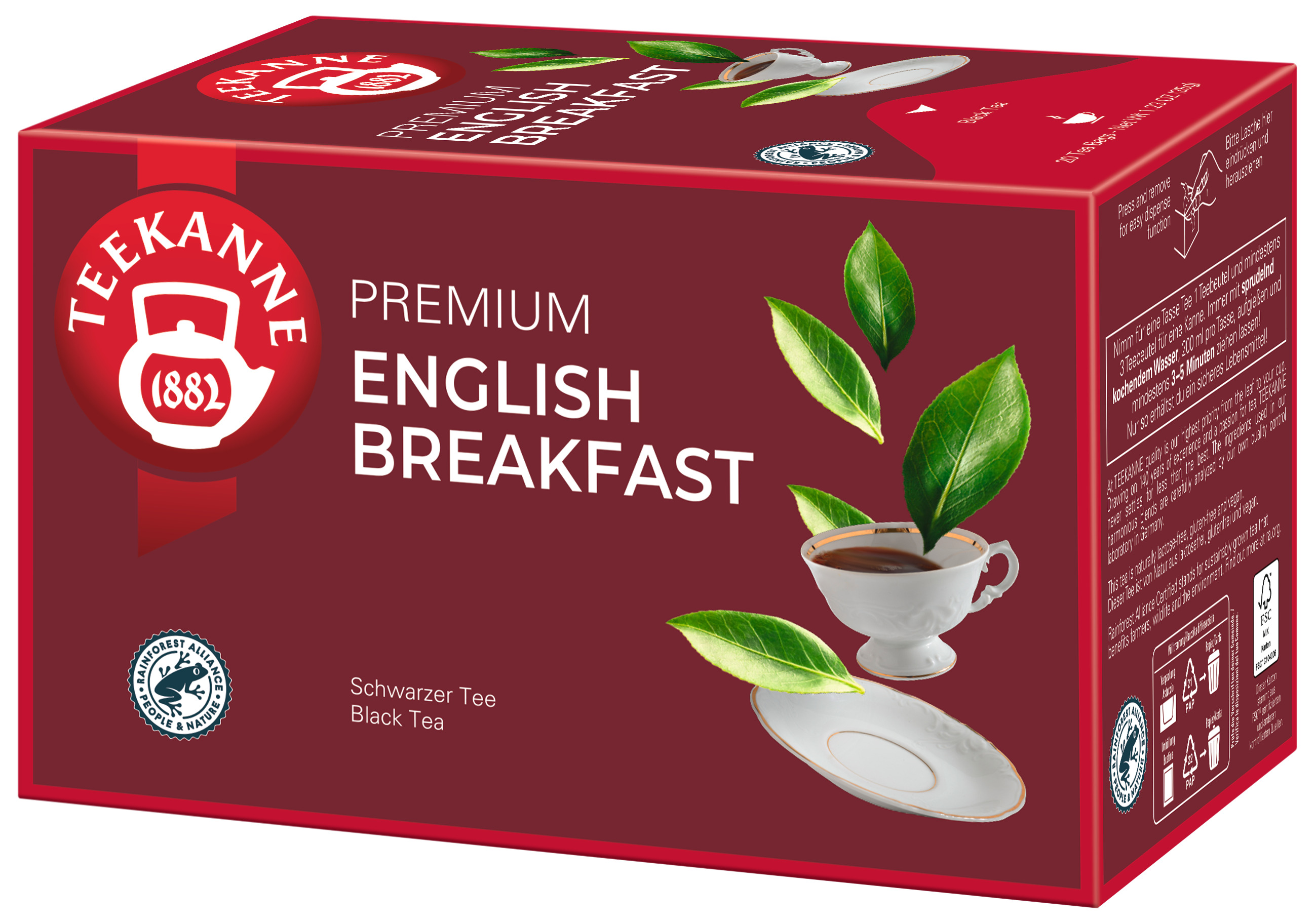 Teekanne Premium English Breakfast, 20 ks