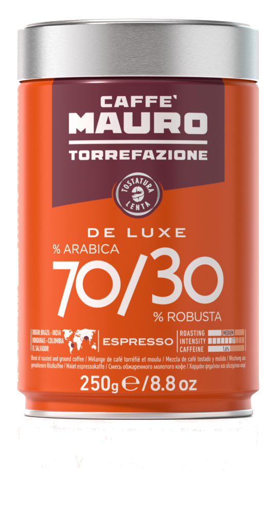Caffé MAURO De Luxe, mletá káva, 250 g