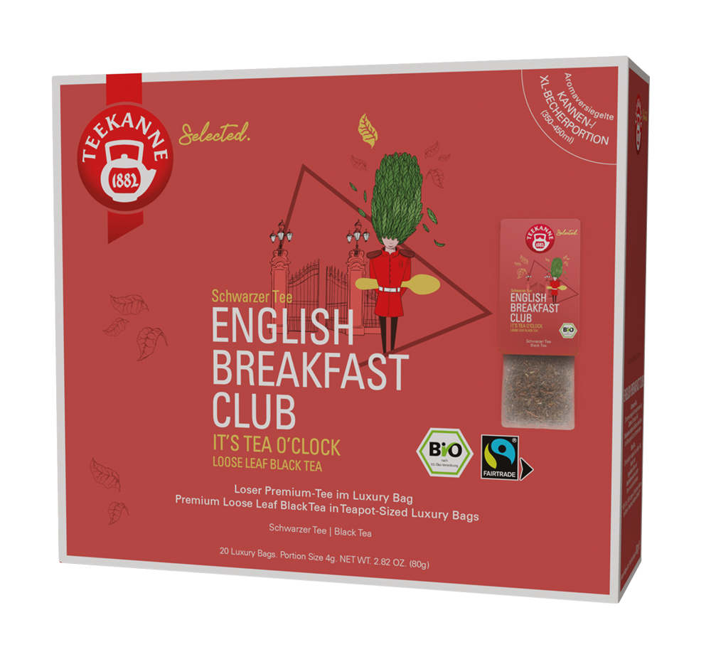 Teekanne Bio Luxury Bag English Breakfast, 20 ks