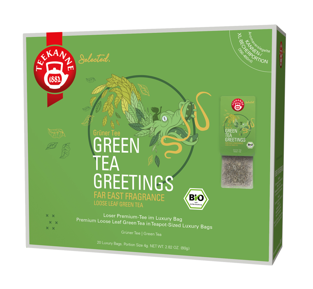 Teekanne Bio Luxury Bag Green Tea, 20 ks