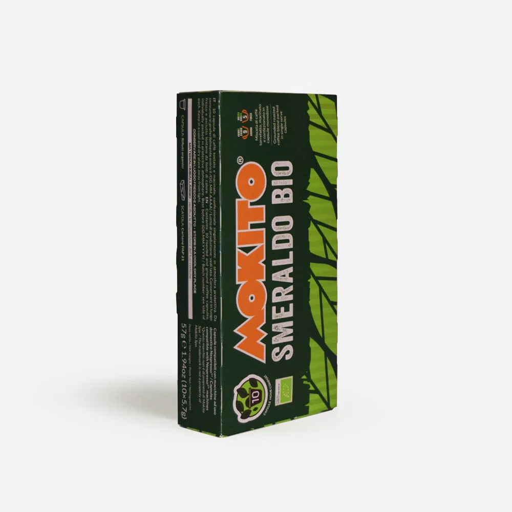 Caffé MOKITO BIO Smeraldo, kapsle, 10 ks